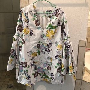 Free People Bell Sleeve Dress